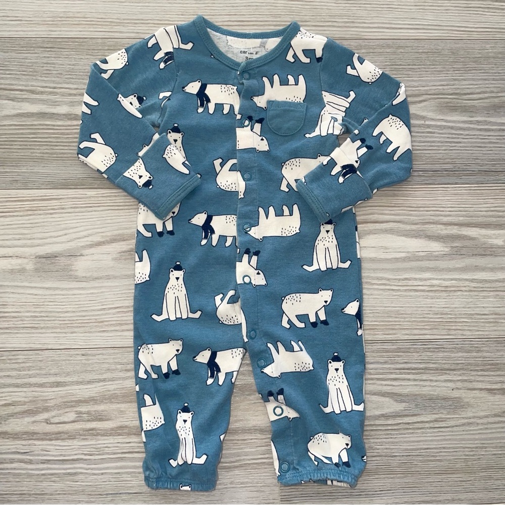 Carter’s Baby Boys Convertible Sleep & Play Sleeper 3 Months